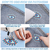 Computerized Embroidery Cloth Iron on/Sew on Patches DIY-WH0056-21-3