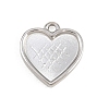 304 Stainless Steel Pendant Cabochon Settings LS-STAS-L313-02P-1