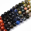 Natural & Synthetic Mixed Gemstone Beads Strands G-D080-A01-01-31-4