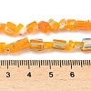 Handmade Millefiori Lampwork Beads Strands LAMP-P070-02A-5