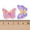 Transparent Resin Enamel Cabochons CRES-D308-04-4