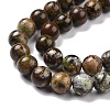 Natural Green Opal Beads Strands G-C242-01C-4