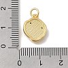 Brass Micro Pave Cubic Zirconia Charms KK-D431-047G-01-3