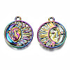 Rainbow Color Alloy Pendants PALLOY-S180-010-RS-2