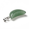 Natural Green Aventurine Pendants G-Z022-05B-3