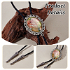 6Pcs 3 Colors Retro Alloy Cord Ends FIND-GA0004-76-5