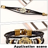 Tibetan Style Snap Lock Clasps MLF11313Y-NF-4