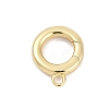 Brass Spring Gate Clasps KK-M311-25G-02-1