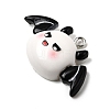 Halloween Opaque Resin Pendants LS-CRES-D314-01P-07-2