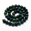 Natural Chrysocolla and Lapis Lazuli Beads Strands X-G-I199-37-6mm-2