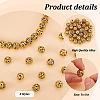 45Pcs 3 Styles Hollow Tibetan Style Alloy Beads FIND-PH0021-10-4