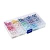 15 Colors Electroplate Glass Beads EGLA-X0006-02E-8mm-4