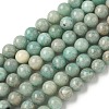 Natural Amazonite Beads Strands G-K068-03-8mm-2