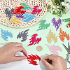 18Pcs 9 Colors Computerized Embroidery Cloth Iron on/Sew on Patches PATC-ME0001-42-3