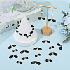 40Pcs 2 Styles Alloy Enamel Pendants FIND-SC0016-33-3