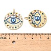 Alloy Rhinestone Pendants FIND-B051-07G-3