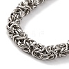 201 Stainless Steel Rope  Chain Necklace NJEW-F222-16P-3