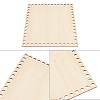 Basswood Blank Board WOOD-WH0015-16-4