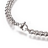 Tarnish Resistant Men's Curb Chain X-BJEW-E369-14B-2