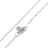 Brass Cable Chain Necklaces KK-P266-01P-1