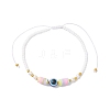 Glass Seed Beads Braided Bead Bracelets BJEW-MZ00211-01-2