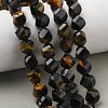 Natural Tiger Eye Beads Strands G-C267-B14-1
