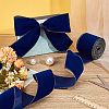 10 Yards Single Face Velvet Ribbon OCOR-WH0092-39C-5