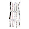 Acrylic & Glass & ABS Plastic Pearl & Alloy & Polymer Clay Pave Rhinestone Beads Strands MAK-T011-08M-1