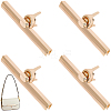 4Pcs Zinc Alloy Twist Bag Lock Purse Catch Clasps PURS-CP0001-03LG-1