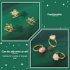 Open Adjustable Rings Base KK-PH0004-67-7