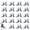 40Pcs Plastic Disposable Waterproof Shoe Covers AJEW-GO0004-44-1