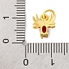 Rack Plating Brass Micro Pave Cubic Zirconia Charms KK-F881-02G-01-3