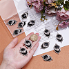 12Pcs Halloween Alloy Oval Pendants FIND-UN0007-81-4