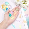 32Pcs 2 Style Transparent Acrylic Pendants TACR-NB0001-18-3
