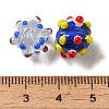 Product Name:Handmade Pumpkin Spot Lampwork Beads X1-LAMP-P064-02B-4
