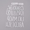 Alphabet Frame Carbon Steel Cutting Dies Stencils DIY-F050-10-1