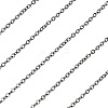 Brass Coated Iron Flat Cable Chains CH-TAC0007-01B-3