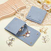 2Pcs Microfiber Cloth Jewelry Storage Bags with Brass Button ABAG-BBC0001-17B-02-4