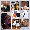 3 Rolls 3 Colors Polyester Braided Cord OCOR-PH0006-31A-5