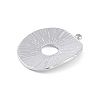 Non-Tarnish 304 Stainless Steel Pendants STAS-L022-412P-2