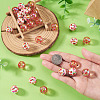 28Pcs 2 Styles UV Plating Iridescent Transparent Acrylic Beads OACR-TA0005-09-6