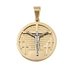 Jesus Theme 304 Stainless Steel Pendants STAS-D387-01A-PG-1