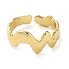 Brass Open Cuff Rings RJEW-K266-11G-2