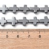 Non-magnetic Synthetic Hematite Beads Strands G-P218-17-08-2
