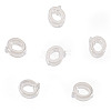 6Pcs 925 Sterling Silver Hollow Initial Beads STER-TA0001-53Q-2
