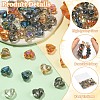 70Pcs 7 Colors Electroplate Transparent Glass Beads EGLA-YW0005-71-5