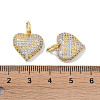 Brass Micro Pave Cubic Zirconia Pendant KK-H477-3G-3