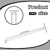 Transparent Acrylic Pipe AJEW-WH0475-51K-2