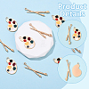 10Pcs 2 Styles Zinc Alloy Pendants FIND-YW0009-58-2