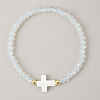 Bohemian Glass Beads Stretch Bracelets KO2121-8-1